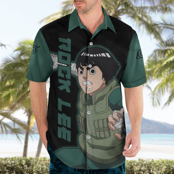 Chemise hawaïenne Rock Lee - Maison Otaku – Image 3