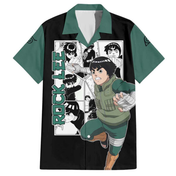 Chemise hawaïenne Rock Lee Naruto Anime Mix Manga - Maison Otaku