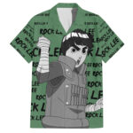 Chemise hawaïenne Rock Lee style manga – Maison Otaku