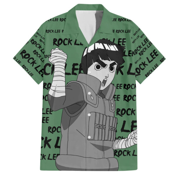 Chemise hawaïenne Rock Lee style manga - Maison Otaku