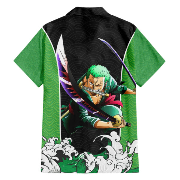 Chemise hawaïenne Roronoa Zoro One Piece Anime Japon - Maison Otaku – Image 2