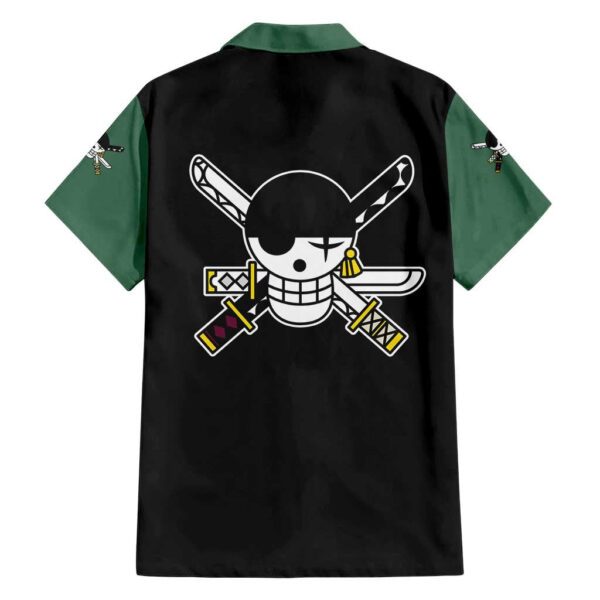 Chemise hawaïenne Roronoa Zoro One Piece Anime Mix Manga - Maison Otaku – Image 2