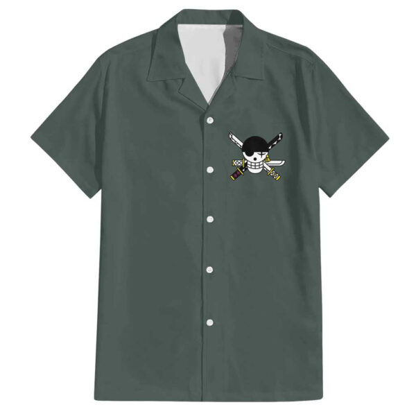 Chemise hawaïenne Roronoa Zoro One Piece Anime V2 - Maison Otaku – Image 2