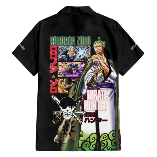 Chemise hawaïenne Roronoa Zoro One Piece Anime V3 - Maison Otaku