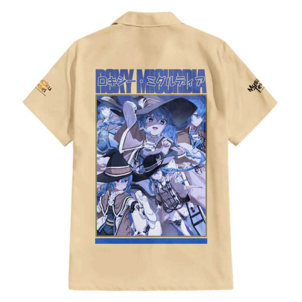 Chemise hawaïenne Roxy Migurdia Mushoku Tensei Anime - Maison Otaku – Image 2