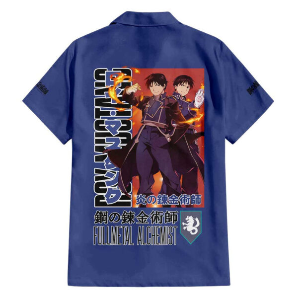 Chemise hawaïenne Roy Mustang Fullmetal Alchemist Anime - Maison Otaku – Image 2