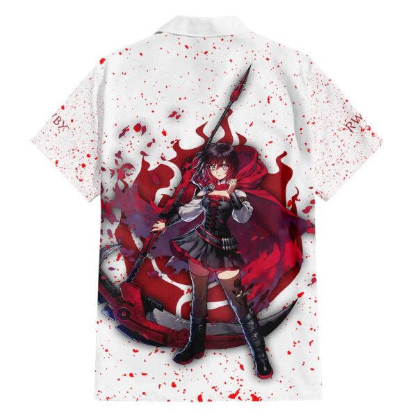 Chemise hawaïenne Ruby Rose RWBY Anime - Maison Otaku – Image 2