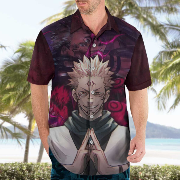 Chemise hawaïenne Ryosuke Takahashi Initial D manga mix anime - Maison Otaku – Image 3