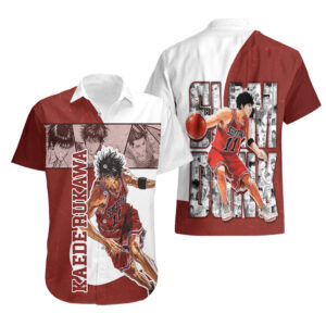 Chemise hawaïenne SLAMDUNK Film Rukawa Super Rookie - Maison Otaku