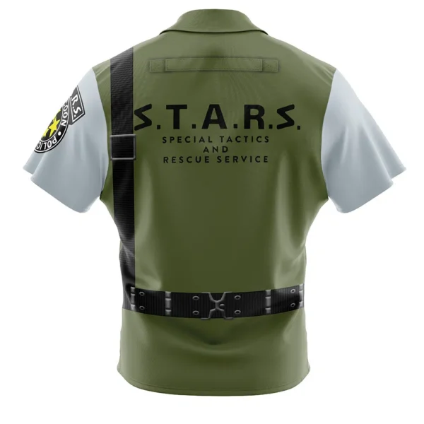 Chemise hawaïenne S.T.A.R.S. Chris Redfield Resident Evil - Maison Otaku – Image 2