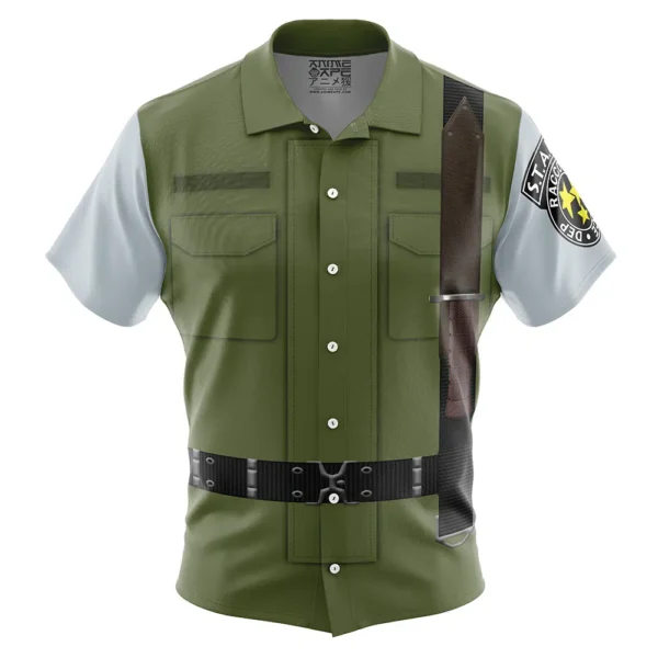 Chemise hawaïenne S.T.A.R.S. Chris Redfield Resident Evil - Maison Otaku