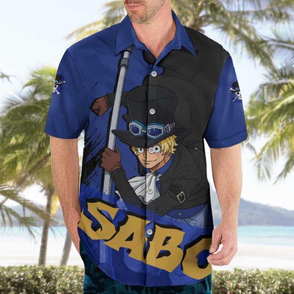 Chemise hawaïenne Sabo One Piece anime - Maison Otaku – Image 3