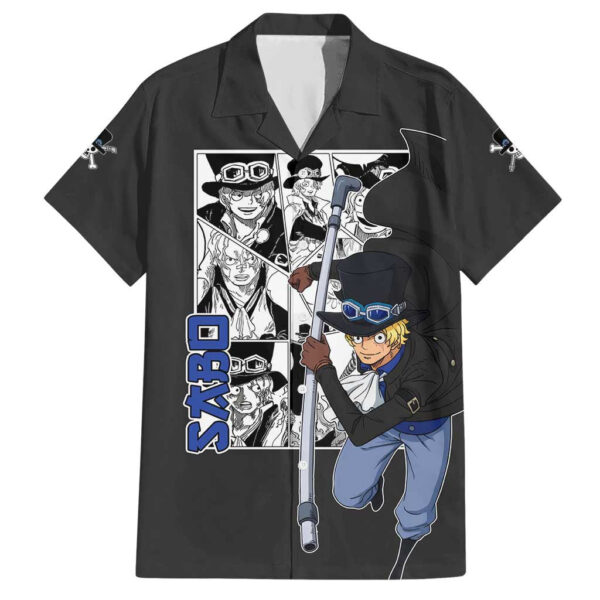 Chemise hawaïenne Sabo One Piece anime mix manga - Maison Otaku