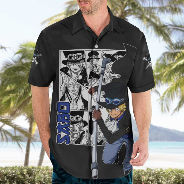 Chemise hawaïenne Sabo One Piece anime mix manga - Maison Otaku – Image 3