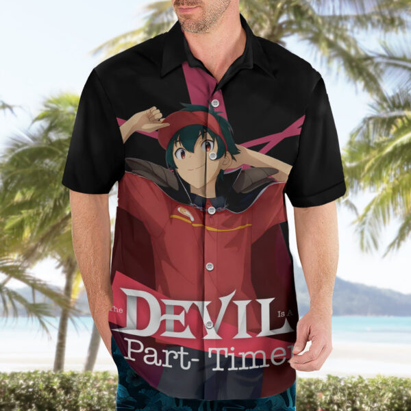 Chemise hawaïenne Sadao Maou The Devil is a Part Timer anime - Maison Otaku – Image 3