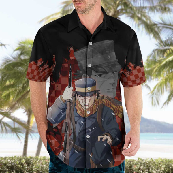 Chemise hawaïenne Saichi Sugimoto Golden Kamuy anime - Maison Otaku – Image 3