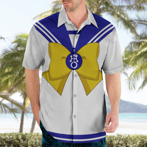 Chemise hawaïenne Sailor Uranus - Maison Otaku – Image 3