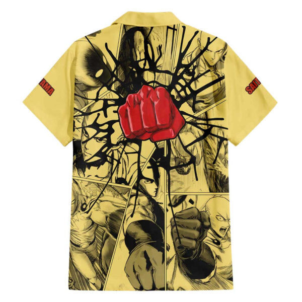 Chemise hawaïenne Saitama One Punch Man anime - Maison Otaku – Image 2
