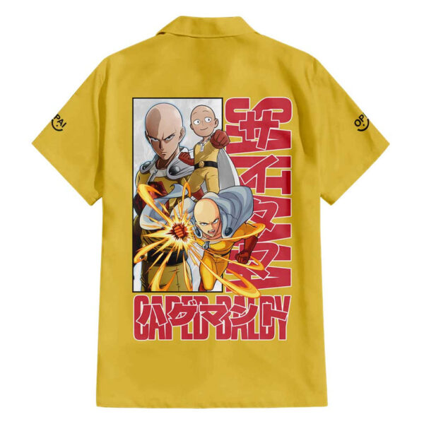 Chemise hawaïenne Saitama One Punch Man anime Japon - Maison Otaku – Image 2