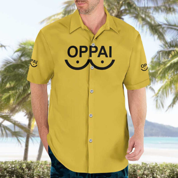 Chemise hawaïenne Saitama One Punch Man anime Japon - Maison Otaku – Image 3