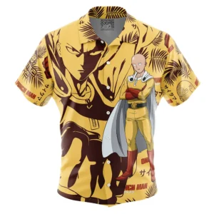 Chemise hawaïenne Saitama One Punch Man - Maison Otaku