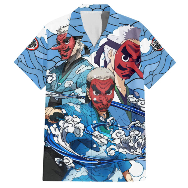 Chemise hawaïenne Sakonji Demon Slayer - Maison Otaku