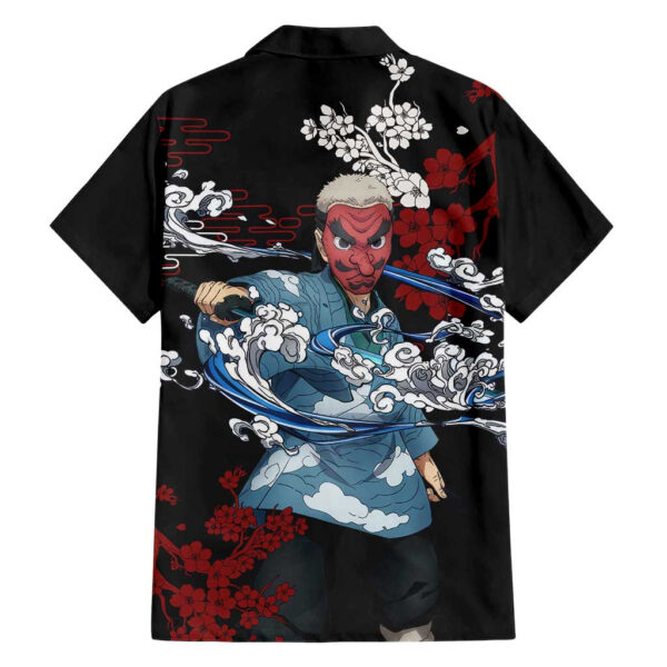 Chemise hawaïenne Sakonji Urokodaki Demon Slayer anime Japon - Maison Otaku – Image 2