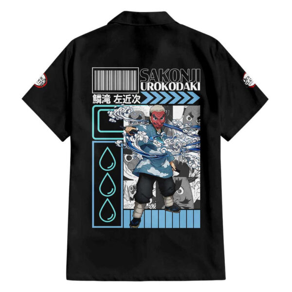 Chemise hawaïenne Sakonji Urokodaki Demon Slayer anime Japon - Maison Otaku – Image 2