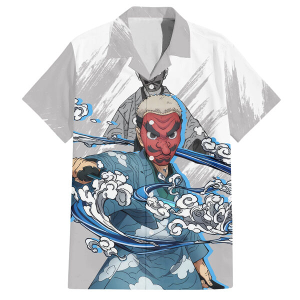 Chemise hawaïenne Sakonji Urokodaki Demon Slayer - Maison Otaku