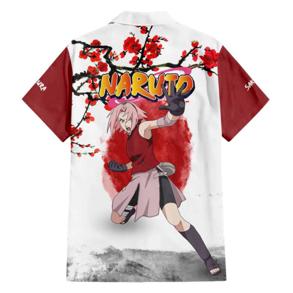 Chemise hawaïenne Sakura Haruno Dragon Ball anime - Maison Otaku – Image 2