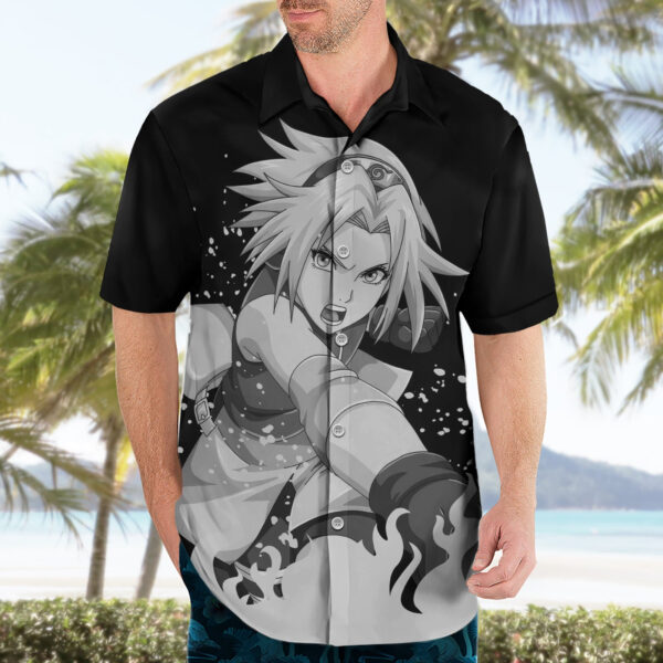 Chemise hawaïenne Sakura Haruno Naruto - Maison Otaku – Image 3