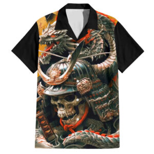 Chemise hawaïenne Samouraï Yakuza Japon art - Maison Otaku