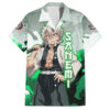 Chemise hawaïenne Sanemi Shinazugawa Demon Slayer anime - Maison Otaku