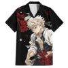 Chemise hawaïenne Sanemi Shinazugawa Demon Slayer anime Japon - Maison Otaku