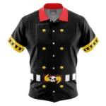 Chemise hawaïenne Sanji Germa Stealth Noir One Piece – Maison Otaku