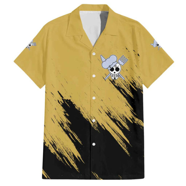 Chemise hawaïenne Sanji manga mix One Piece anime - Maison Otaku