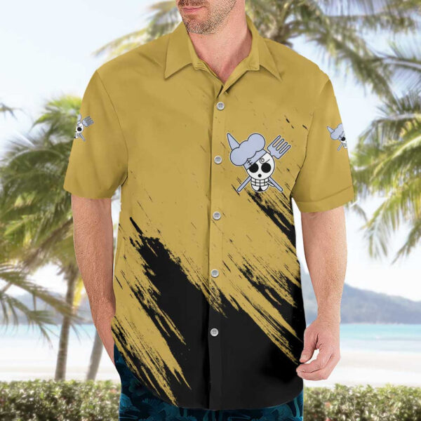 Chemise hawaïenne Sanji manga mix One Piece anime - Maison Otaku – Image 3