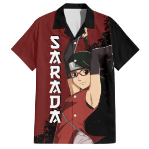 Chemise hawaïenne Sarada Uchiha Boruto - Maison Otaku