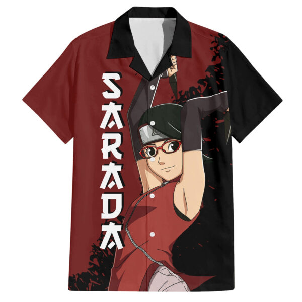 Chemise hawaïenne Sarada Uchiha Boruto - Maison Otaku