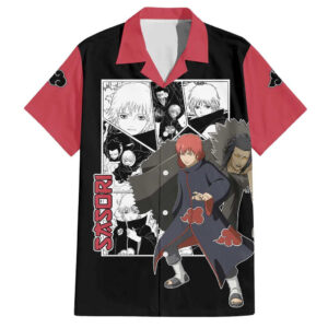 Chemise hawaïenne Sasori Naruto anime mix manga - Maison Otaku