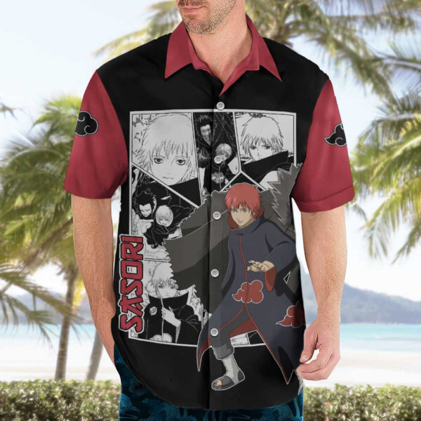 Chemise hawaïenne Sasori Naruto anime mix manga - Maison Otaku – Image 3