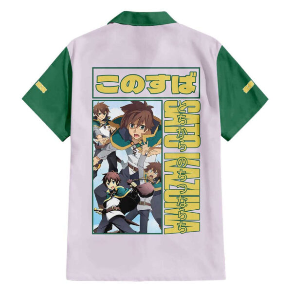 Chemise hawaïenne Sato Kazuma Konosuba anime - Maison Otaku – Image 2