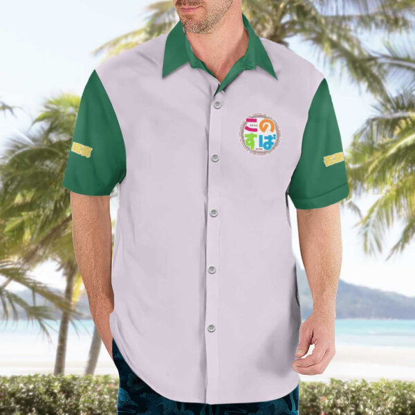 Chemise hawaïenne Sato Kazuma Konosuba anime - Maison Otaku – Image 3