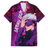 Chemise hawaïenne Satoru Gojo Jujutsu Kaisen anime galaxie - Maison Otaku