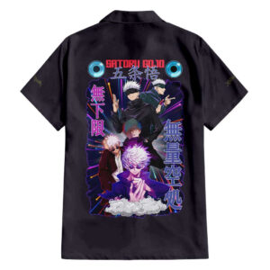 Chemise hawaïenne Satoru Gojo Jujutsu Kaisen anime V2 - Maison Otaku
