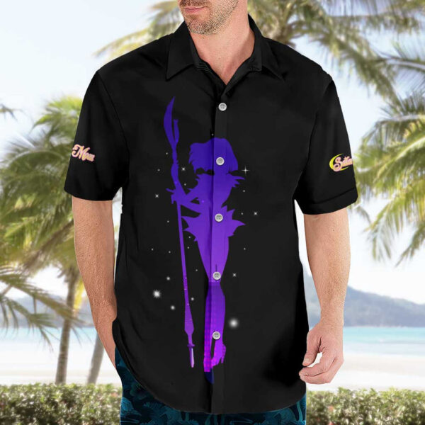 Chemise hawaïenne Sailor Saturn Sailor Moon anime - Maison Otaku – Image 3