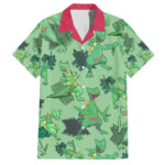 Chemise hawaïenne Sceptile motif style – Maison Otaku