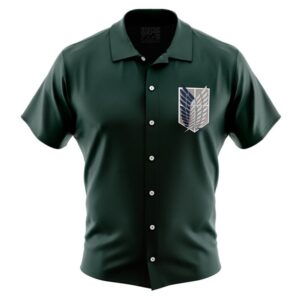 Chemise hawaïenne Régiment d'exploration L’Attaque des Titans - Maison Otaku