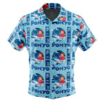 Chemise hawaïenne Créatures marines Ponyo Studio Ghibli – Maison Otaku