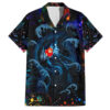 Chemise hawaïenne Créatures marines Ponyo Studio Ghibli trippy - Maison Otaku